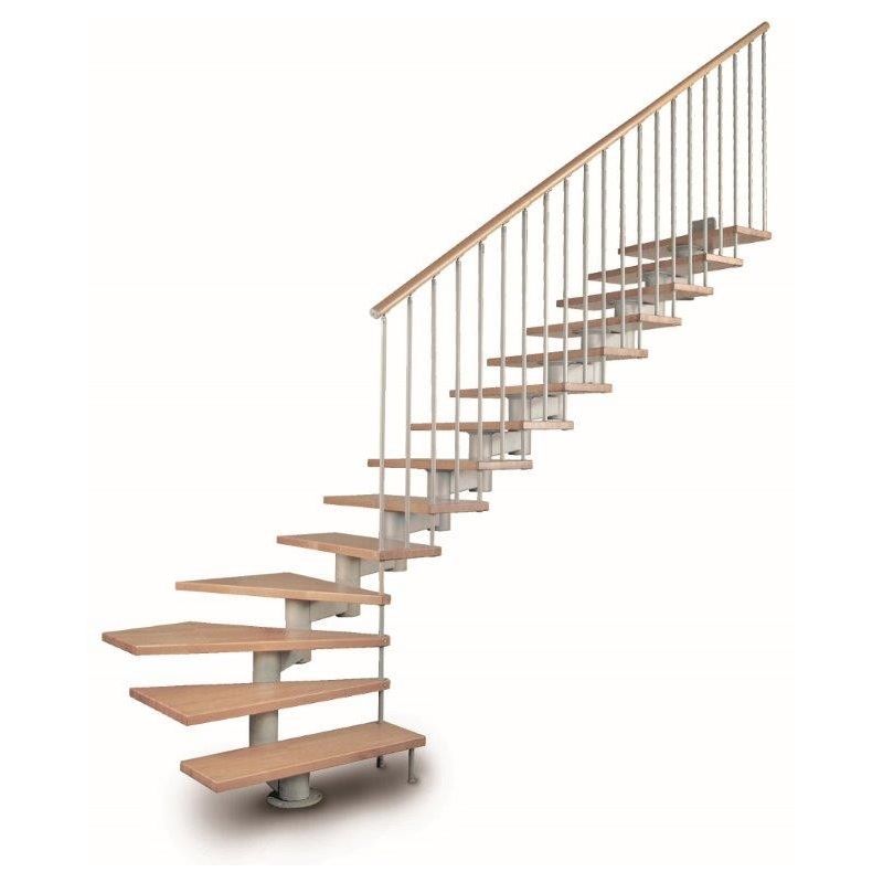 escalier quart tournant modulable