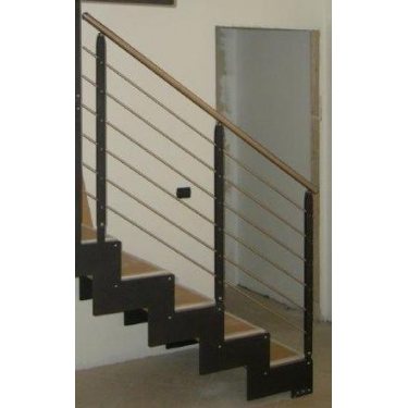 escalier sur mesure pas cher IMAGINE LASER bois/métal