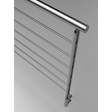 RAMPE ESCALIER  MODELE DIAMANT  tout INOX 