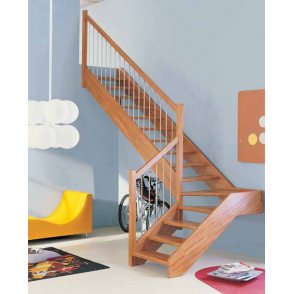 escaliers sur mesure BOIS droits, quart tournants, deux quart tournants