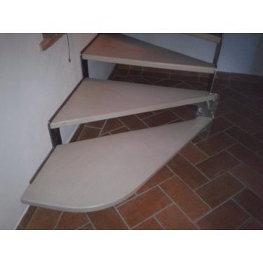 Escalier sur mesure droit, quart tournant, deux quart tournant