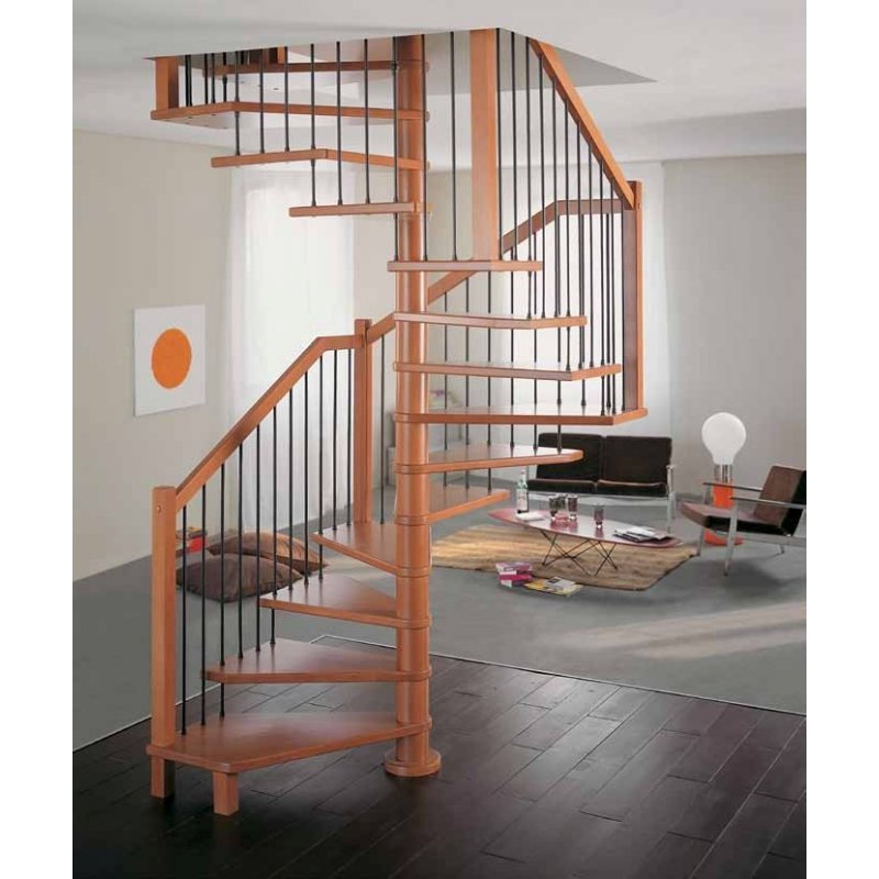 Escalier En Colimaçon En Bois