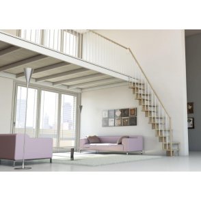 ESCALIER  1/4 TOURNANT MODERNE MODELE SUBTIL