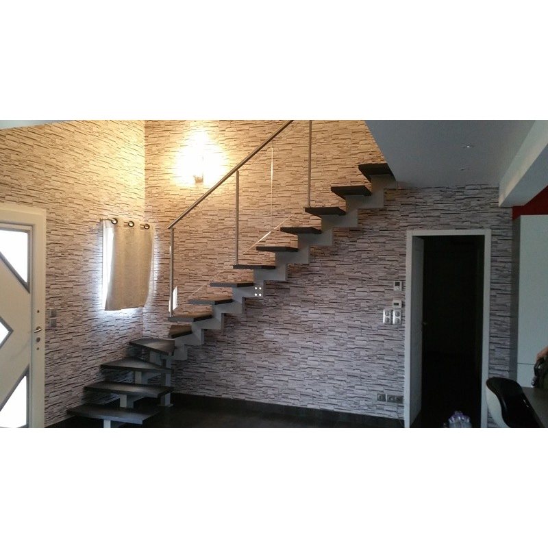 escalier sur mesure pas cher limon central escalier sur mesure pas cher limon central