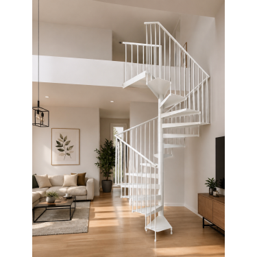 Escalier en kit en colimaçon  carré...