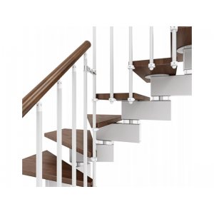 rampe STILO Mobirolo métal bois design avec limon central