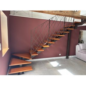 Réalisation client – escalier EOLE sur mesure