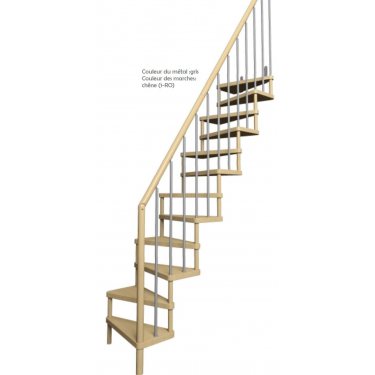 escalier gain de place SUBTILE  DROIT CONTEMPORAIN