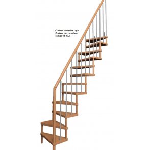 escalier gain de place SUBTILE  DROIT CONTEMPORAIN