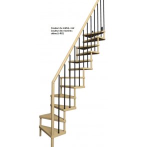 escalier gain de place SUBTILE  DROIT CONTEMPORAIN