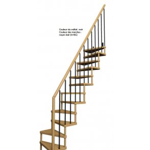 escalier gain de place SUBTILE  DROIT CONTEMPORAIN