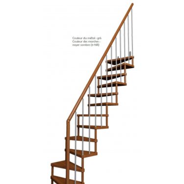 Escalier gain de place droit modèle SUBTILE   TRADITION