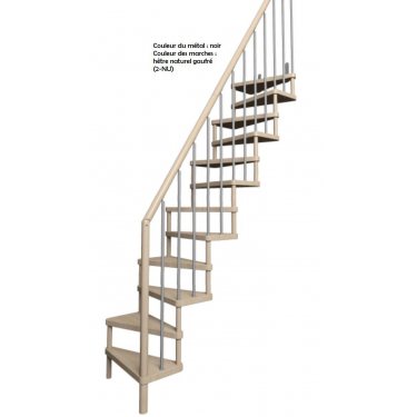 Escalier gain de place droit modèle SUBTILE   TRADITION
