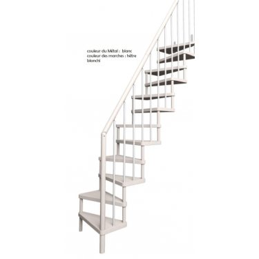 ESCALIER  1/4 TOURNANT MODERNE MODELE SUBTIL