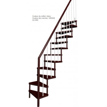 ESCALIER  1/4 TOURNANT MODERNE MODELE SUBTIL