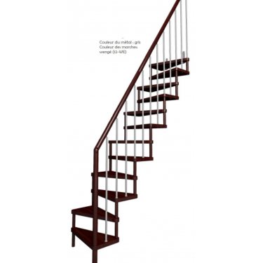 ESCALIER  1/4 TOURNANT MODERNE MODELE SUBTIL