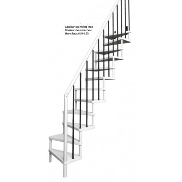 ESCALIER  1/4 TOURNANT MODERNE MODELE SUBTIL