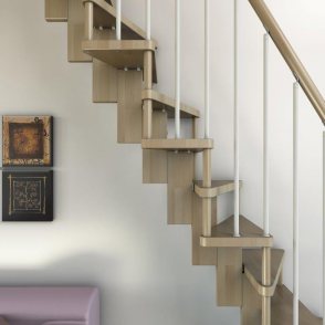 Escalier gain de place SUBTILE  1/4 TOURNANT CONTEMPORAIN