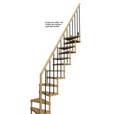 Escalier gain de place SUBTILE  1/4 TOURNANT CONTEMPORAIN