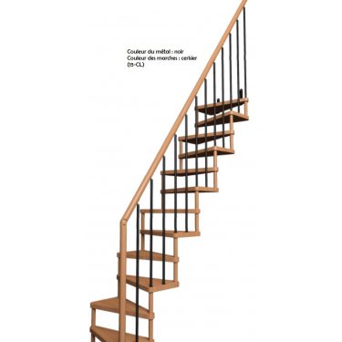 Escalier gain de place SUBTILE  1/4 TOURNANT CONTEMPORAIN