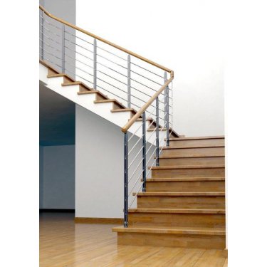 Garde-corps d'escalier sur-mesure pour étage, bord de trémie ou mezzanine