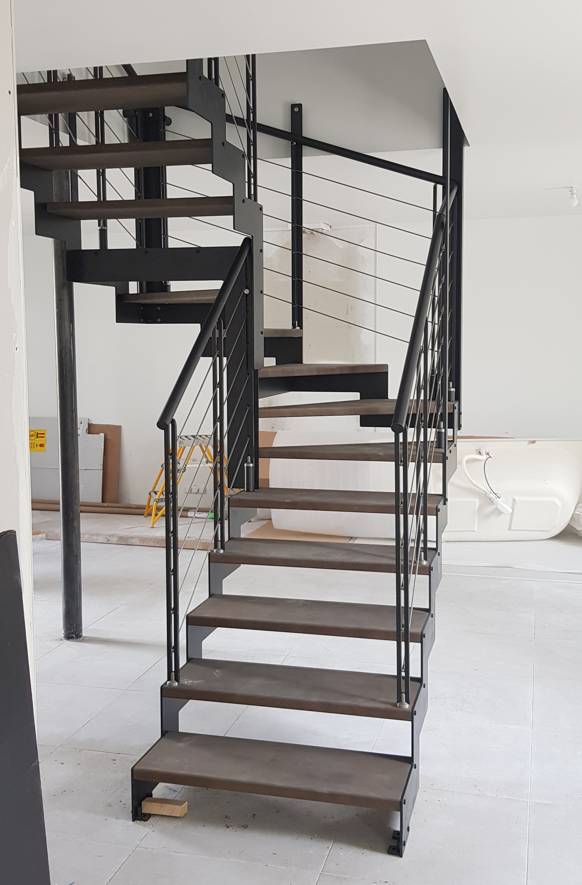 Superposition de deux escaliers sur mesure Escalier Shop