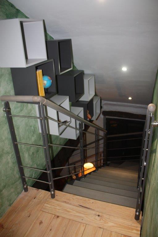 escalier imagine quart tournant