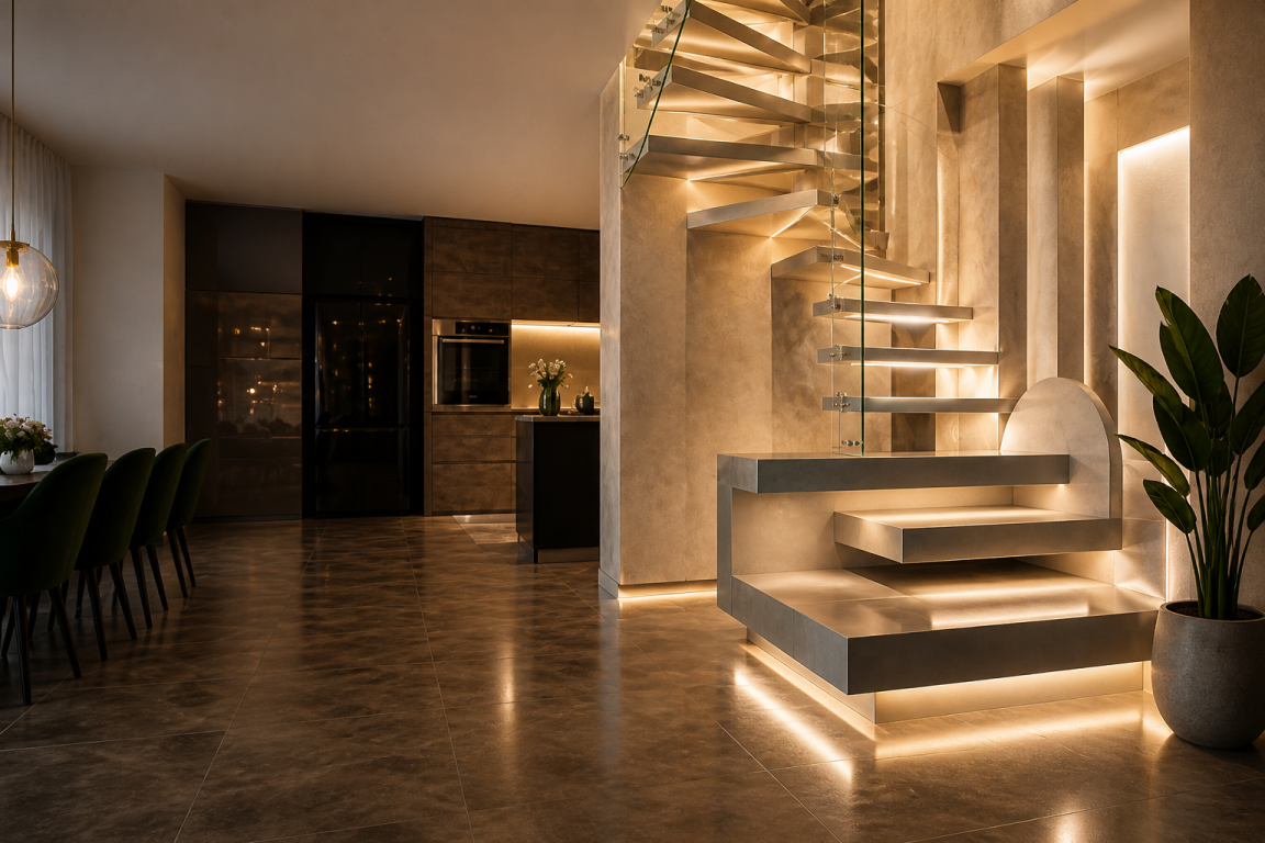 Projet escalier sur mesure