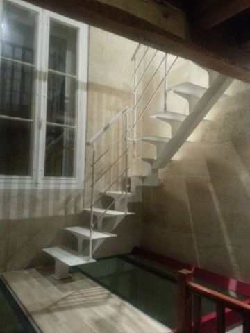 escalier tout métal