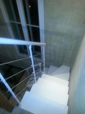 escalier tout métal