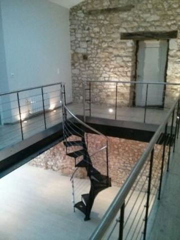 Escalier débillardé