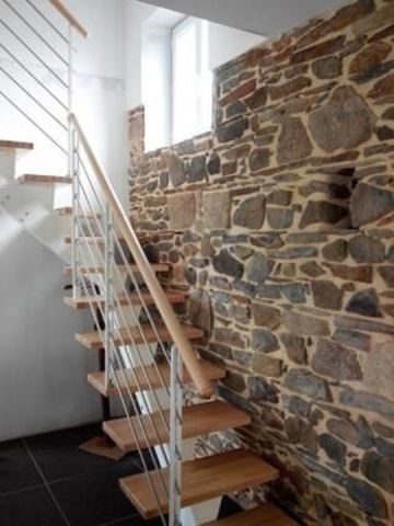 escalier limon central