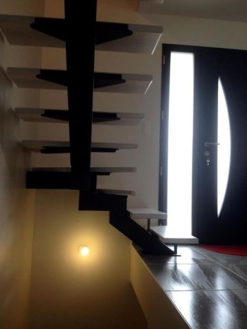 escalier limon metal central