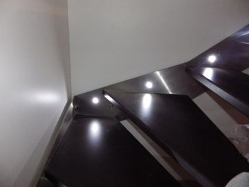 escalier inox