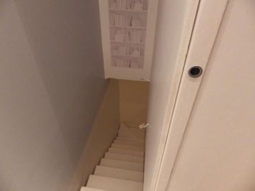 escalier limon métal et marches métal
