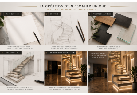 Pourquoi partir d’une page blanche pour concevoir un escalier unique très haut de gamme