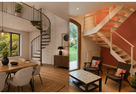 Escalier colimaçon ou escalier deux quarts tournants : lequel choisir ?