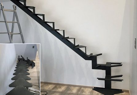 Avis client escalier Dijon : Fabrication d'un limon central